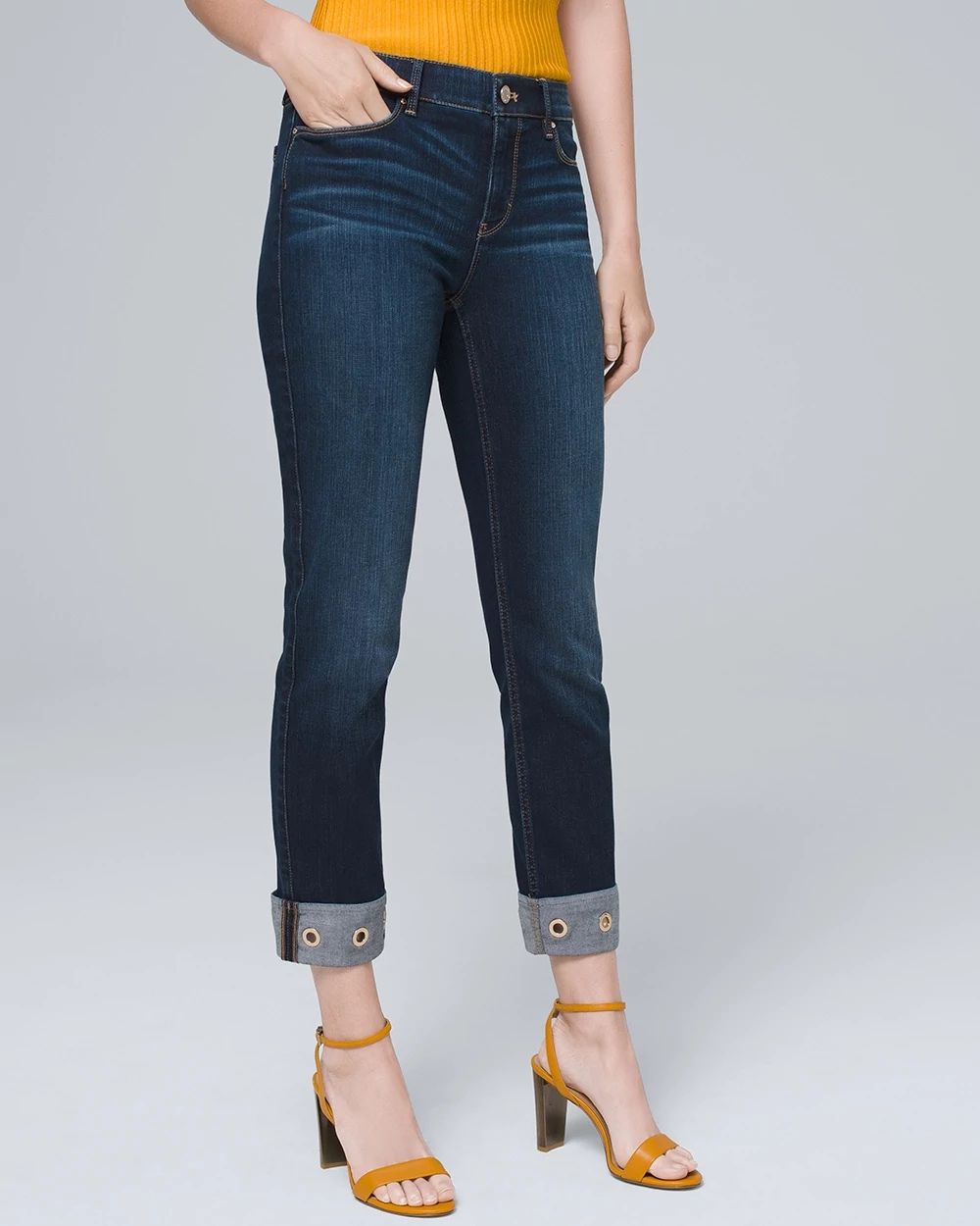 White house black market crop jeans outlet